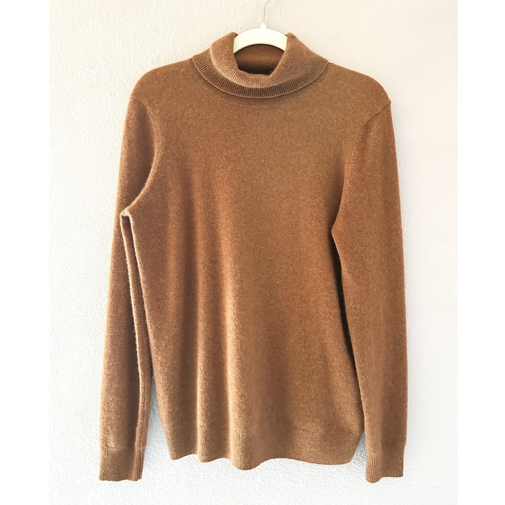 C BY BLOOMINGDALE'S CASHMERE 100%‎ Cashmere Turtleneck Sweater Size Medium